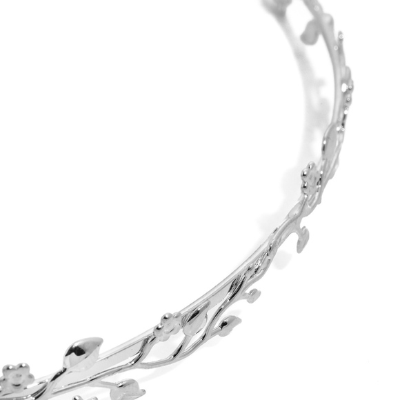 NWT - Crystal Embellished Rhinestone Gold Headband - Picture 5 of 5